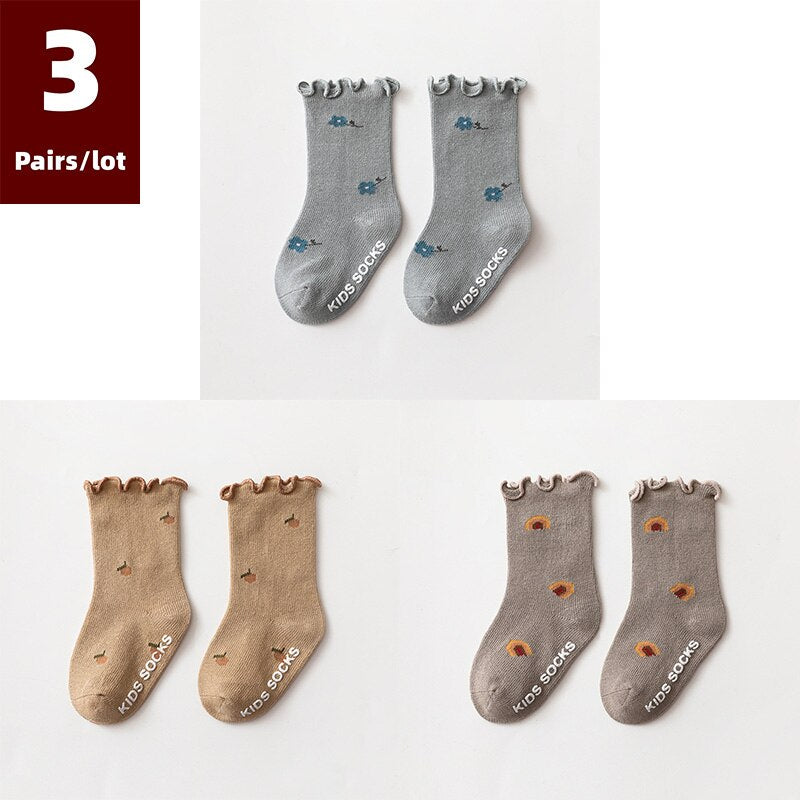 CozySteps™ Anti-Slip Children's Socks (3 Pairs)