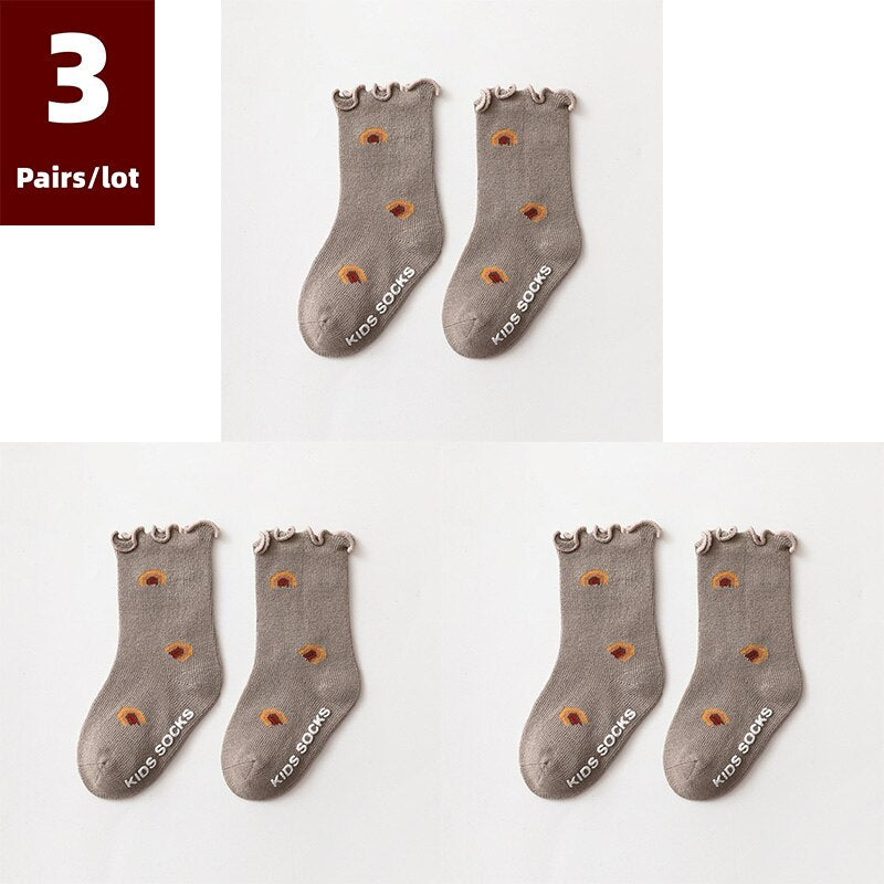 CozySteps™ Anti-Slip Children's Socks (3 Pairs)