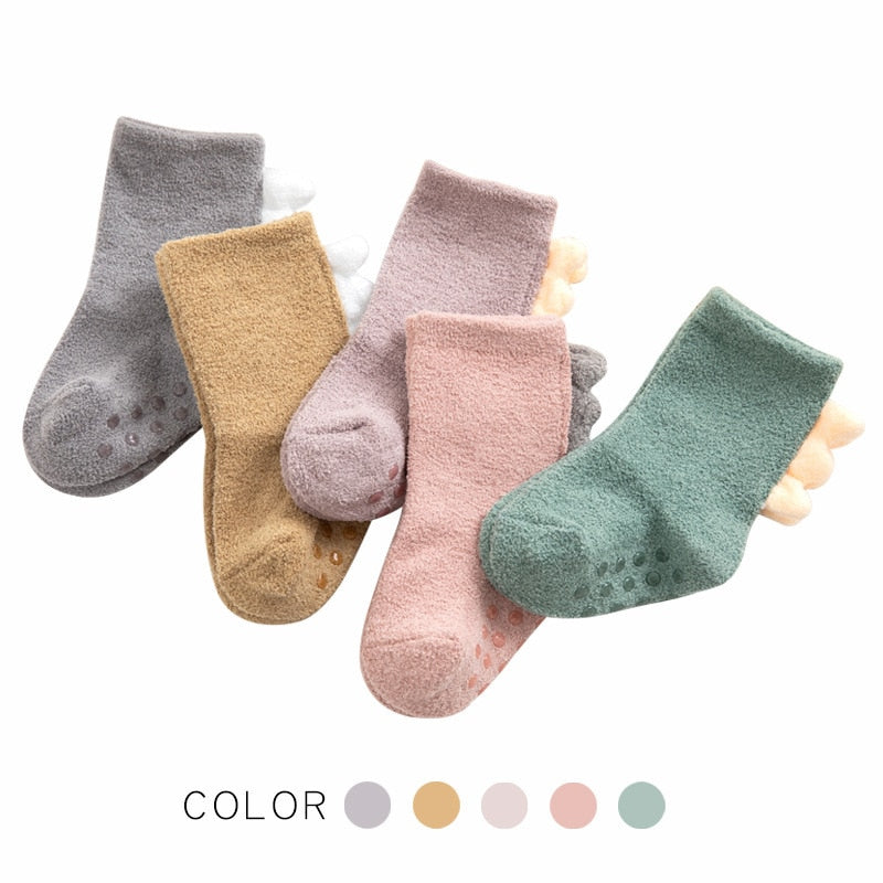 Hug Elephant™ DinoCozy Toddler Fleece socks