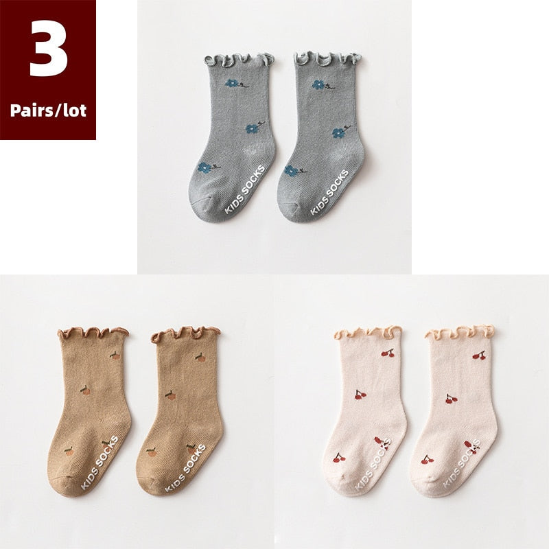 CozySteps™ Anti-Slip Children's Socks (3 Pairs)