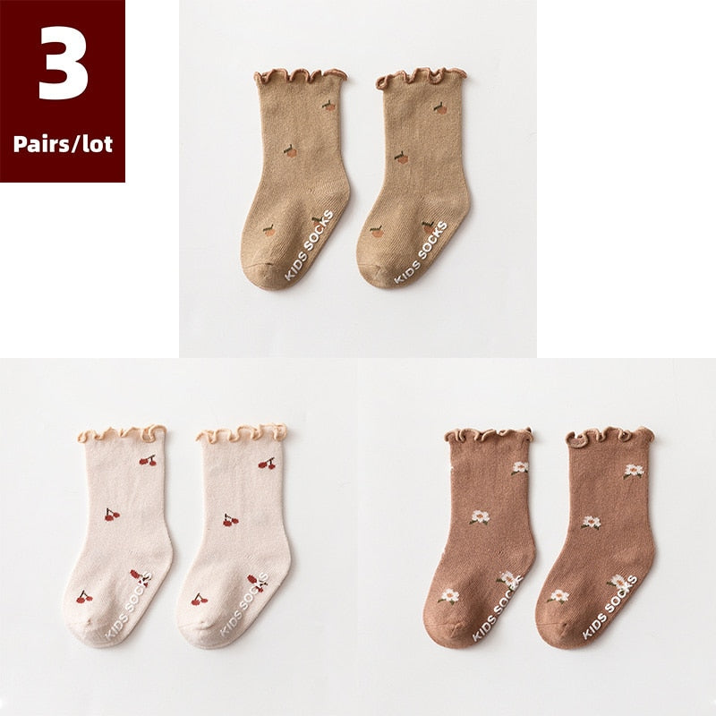 CozySteps™ Anti-Slip Children's Socks (3 Pairs)