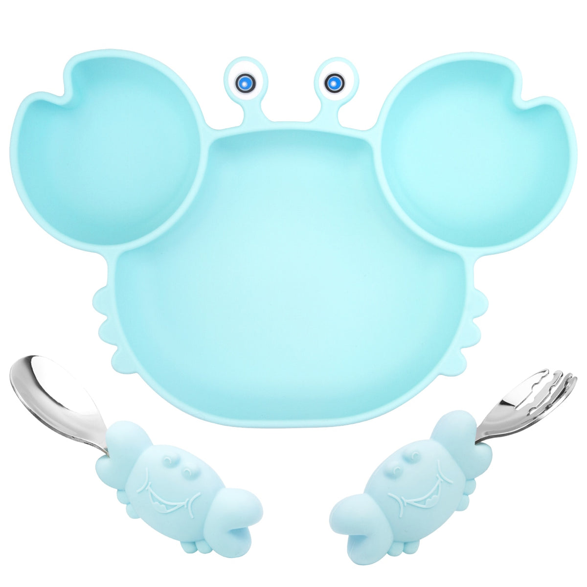 PlayfulPalate™ Silicone Crab Feeding Set