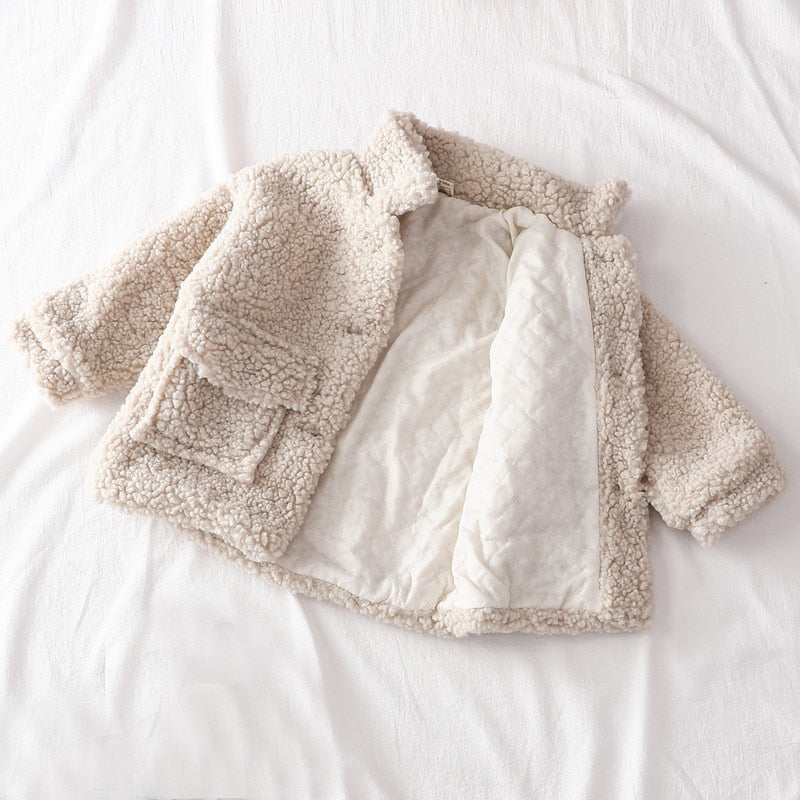WARM LAMB WOOL JACKET