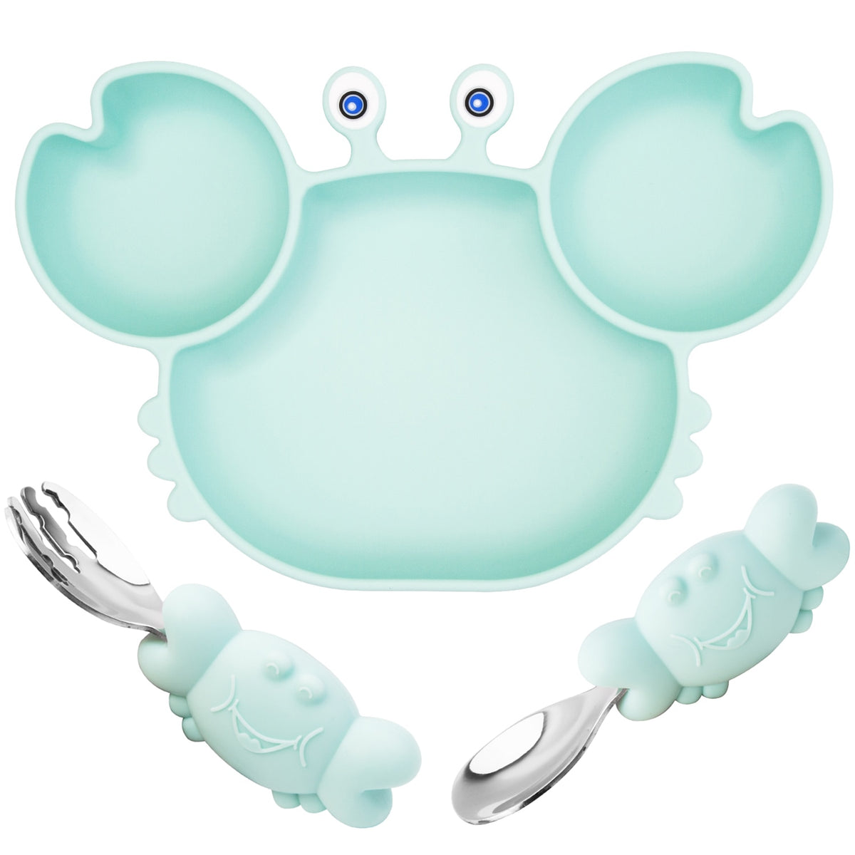 PlayfulPalate™ Silicone Crab Feeding Set