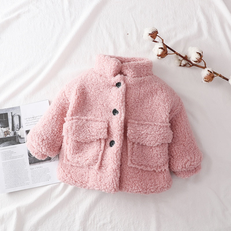 WARM LAMB WOOL JACKET