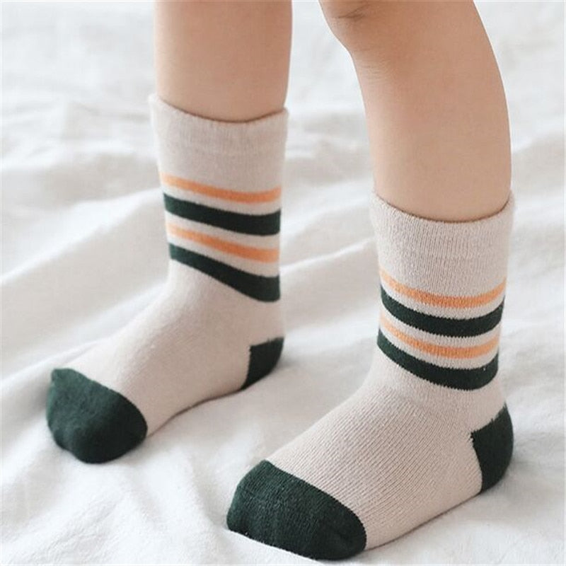 SnugWarm™ Infant Baby Socks 5 pair set