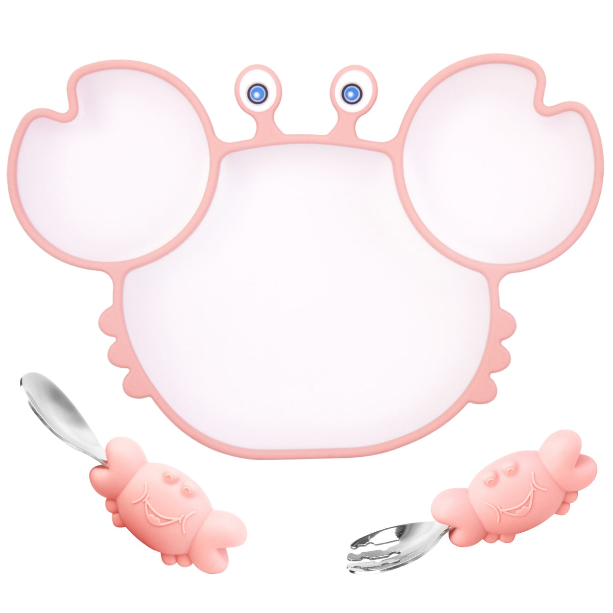 PlayfulPalate™ Silicone Crab Feeding Set