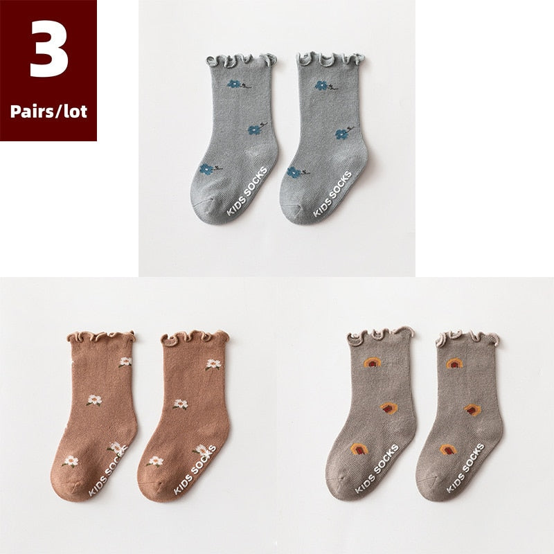 CozySteps™ Anti-Slip Children's Socks (3 Pairs)