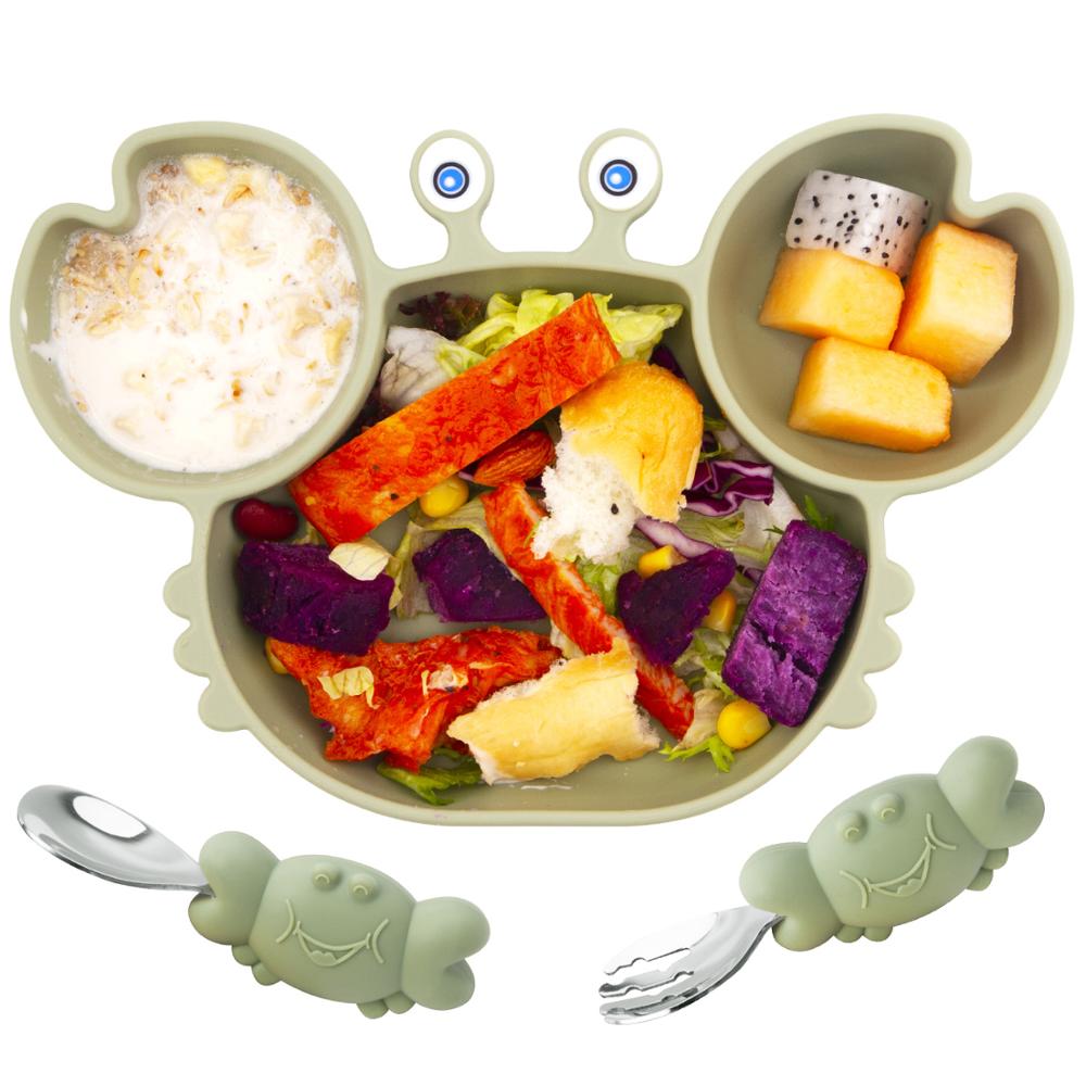 PlayfulPalate™ Silicone Crab Feeding Set