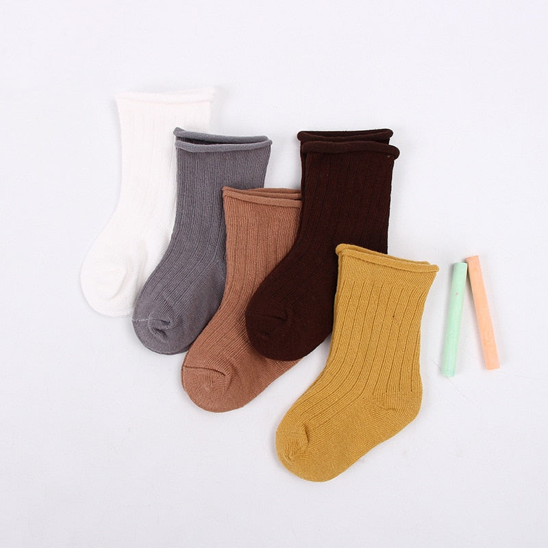 ComfyTots™ 5-Pair Baby Socks Set