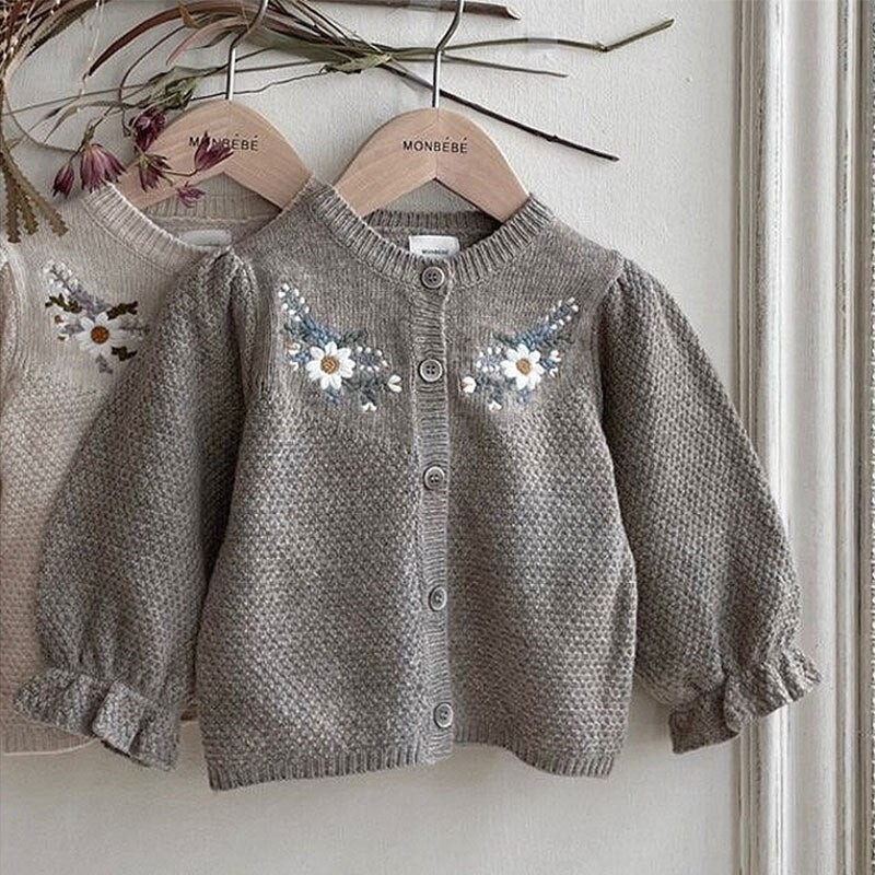 CozyHarmony™ Knit floral Cardigan