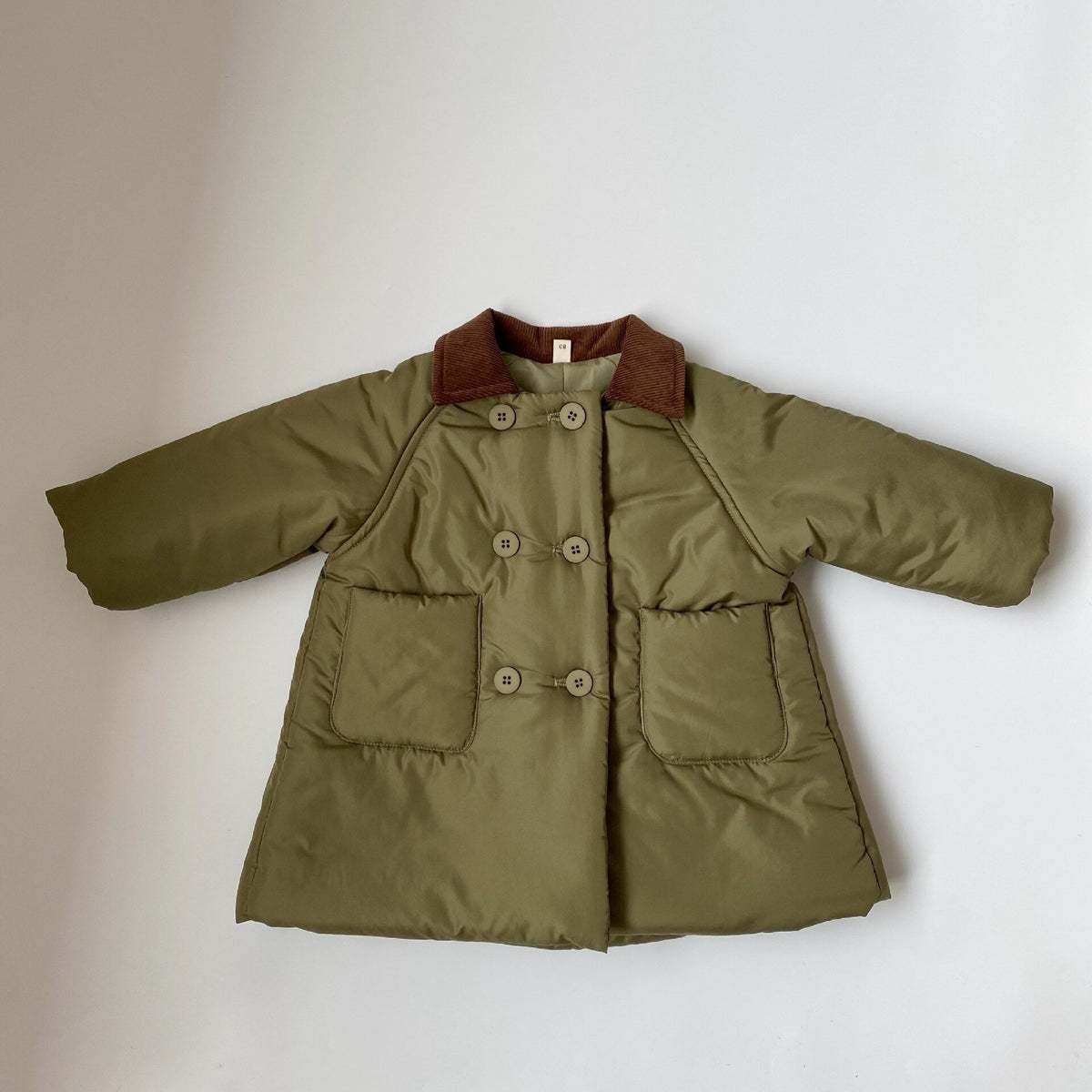 DOUBLE BREASTED PARKAS COAT