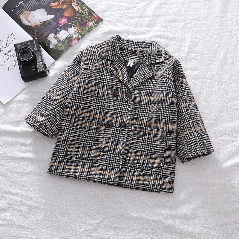 Woolen™  Double-Breasted Coat