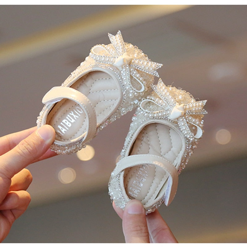 TwinkleToes™ Sequin Baby Girl Shoes