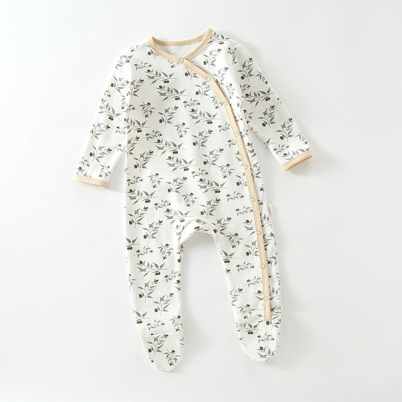 CozyCotton™ Floral Button Jumpsuit