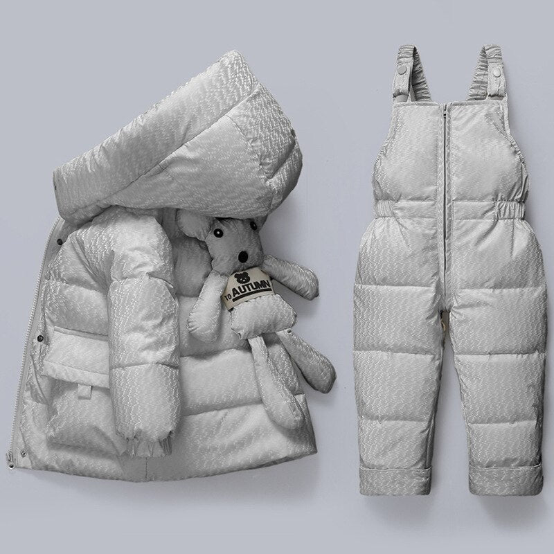 BearHug Kids™ Down Jacket & overalls