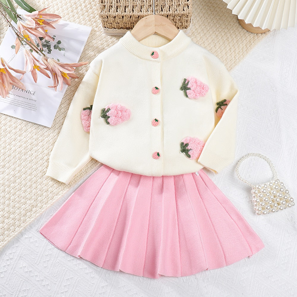 Bowtique™ Fruitful Embroidered Knitted dress