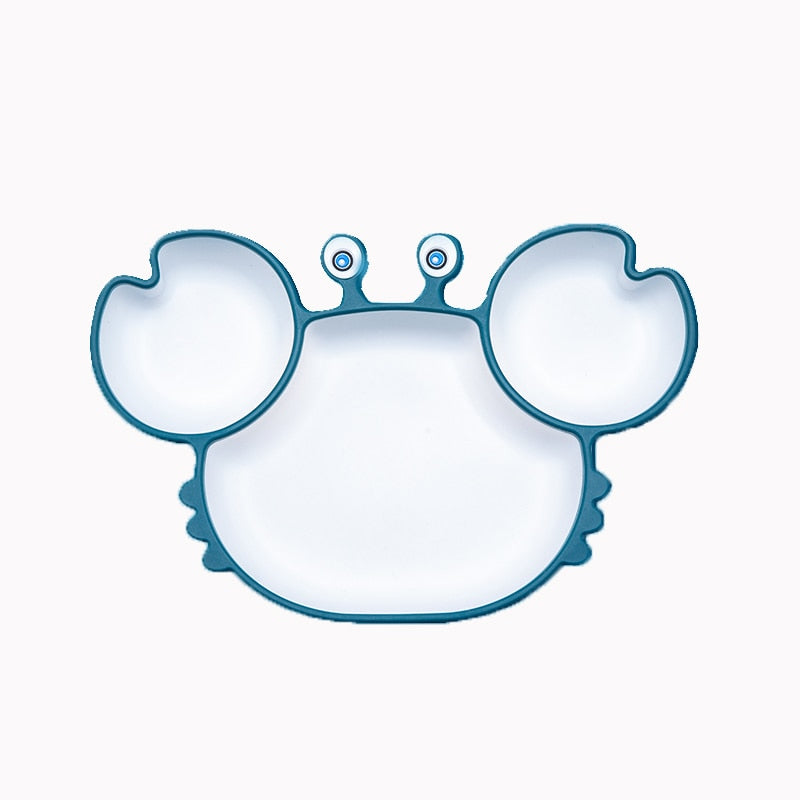 ColourfulCreations™ Crab Dish and Cutlery Set