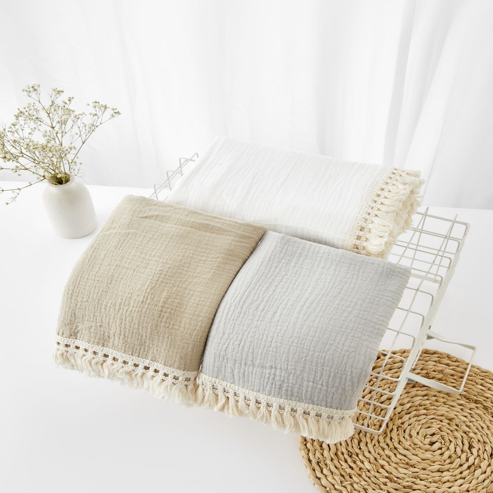 EcoCotton™ Bamboo Muslin Blankets