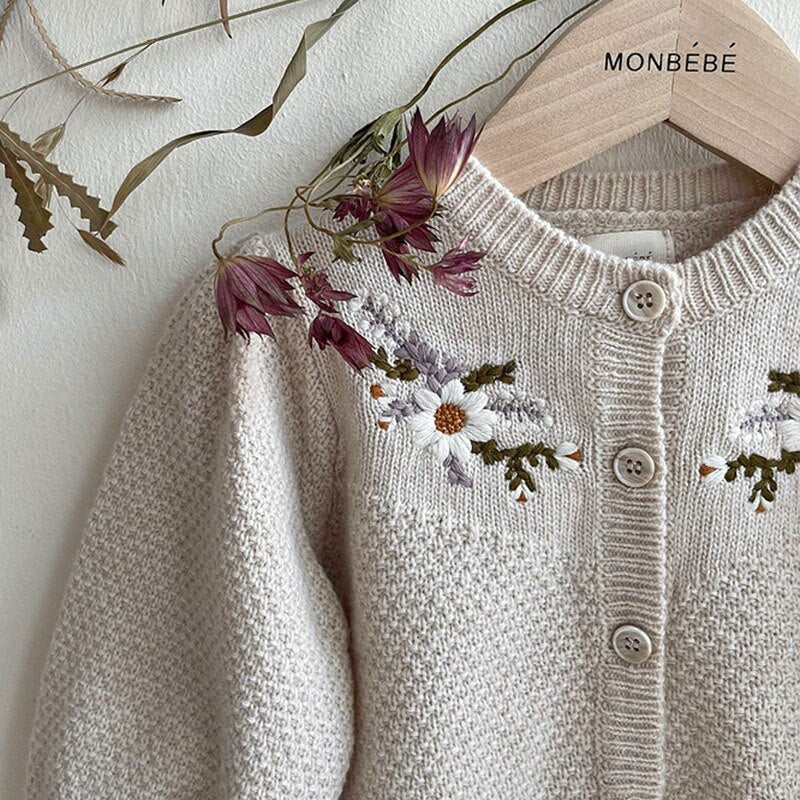 CozyHarmony™ Knit floral Cardigan