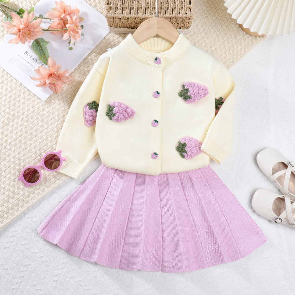 Bowtique™ Fruitful Embroidered Knitted dress
