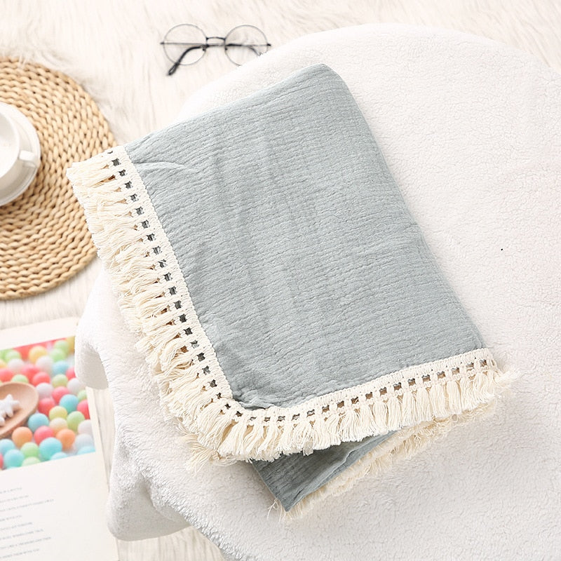 EcoCotton™ Bamboo Muslin Blankets