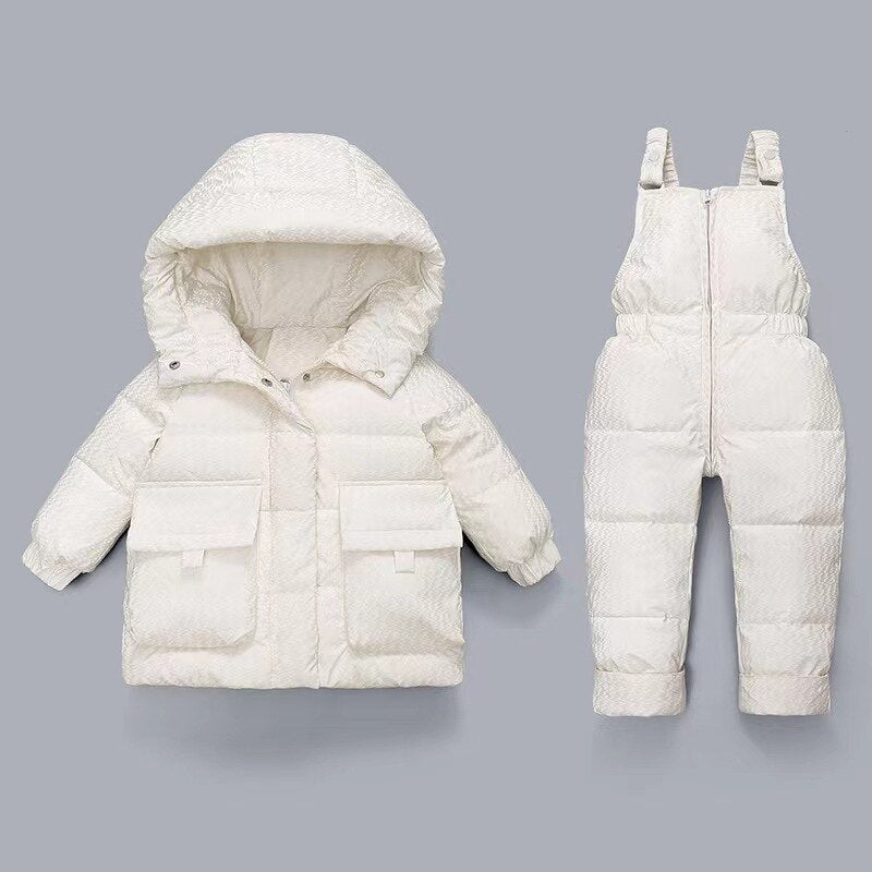 BearHug Kids™ Down Jacket & overalls