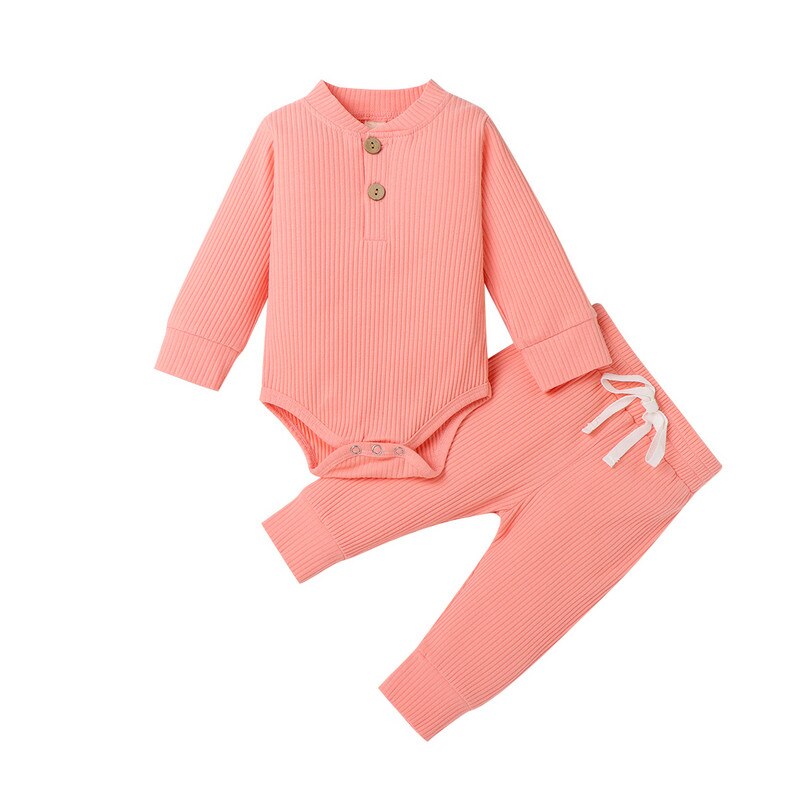 CozyChic™ Solid Color Baby Suit Set