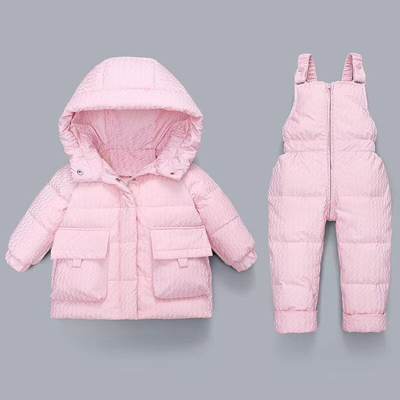BearHug Kids™ Down Jacket & overalls