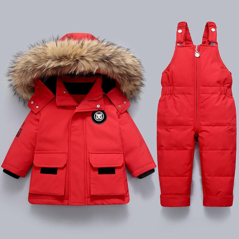 CoLab™ FrostyDays Down Jumpsuit & Fur Hooded Coat