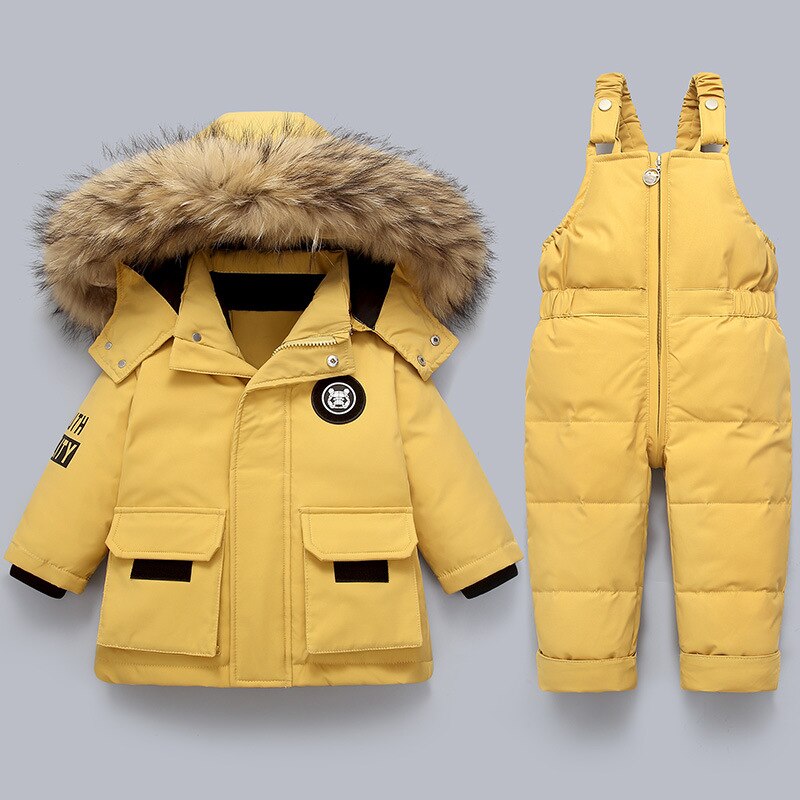 CoLab™ FrostyDays Down Jumpsuit & Fur Hooded Coat