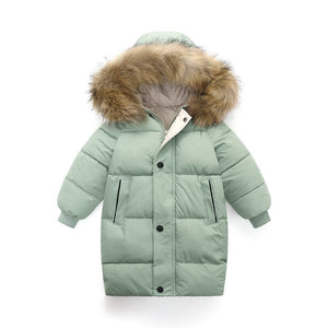 ArcticLuxe™ Fur Hooded Down Coat