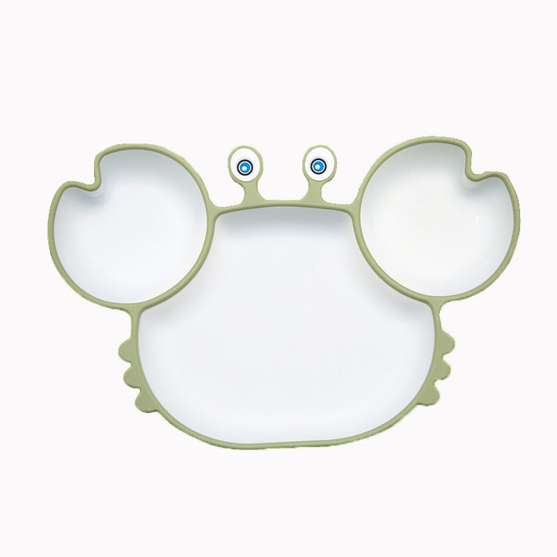 ColourfulCreations™ Crab Dish and Cutlery Set