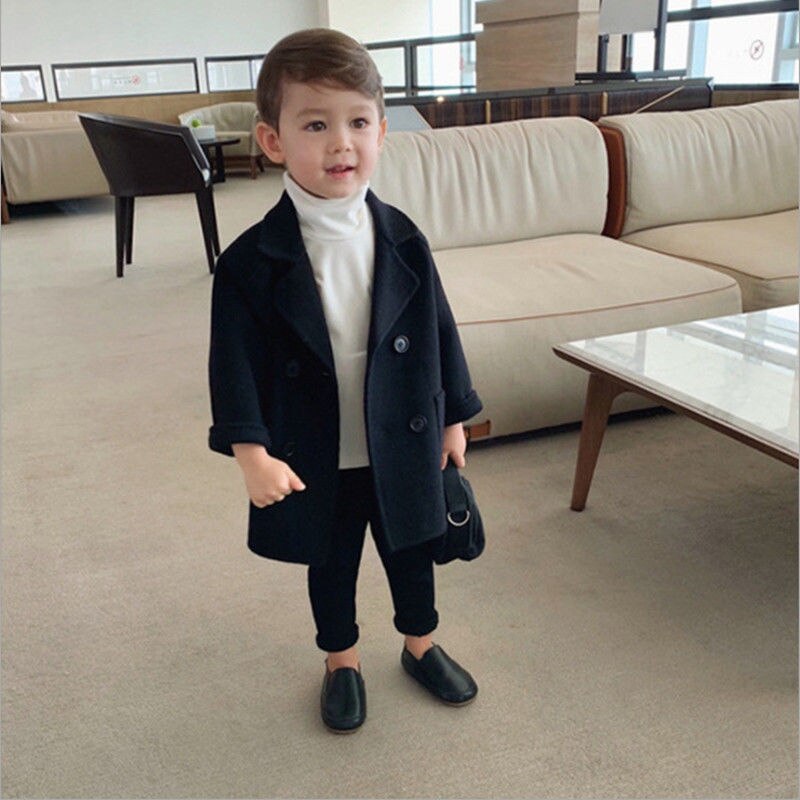 Woolen™  Double-Breasted Coat