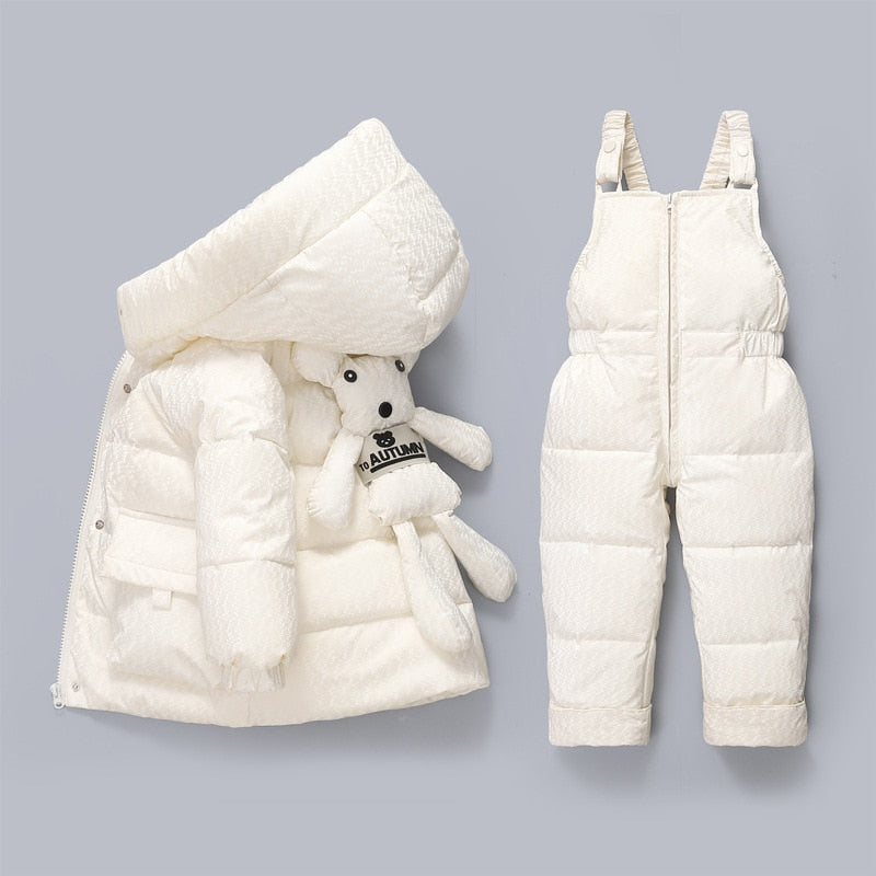 BearHug Kids™ Down Jacket & overalls