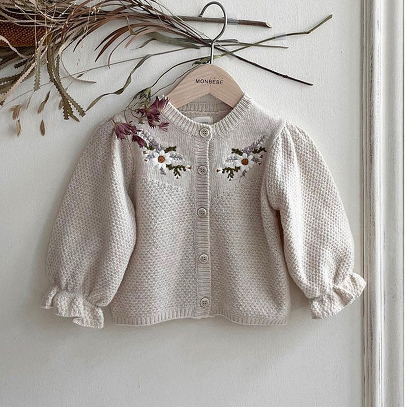CozyHarmony™ Knit floral Cardigan
